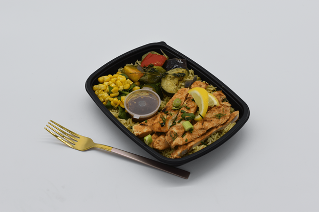 Diet Fuels - Peri peri chicken on rice with Mediterranean veg - Meal